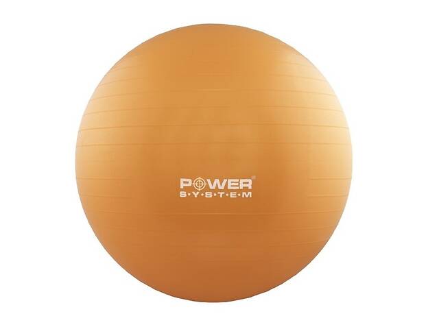 Мяч для фитнеса и гимнастики POWER SYSTEM PS-4011 55cm Orange (PS-4011_55cm_Orange)