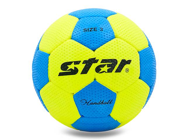Мяч для гандбола planeta-sport № 3 Outdoor STAR JMC03002 Голубой-желтый