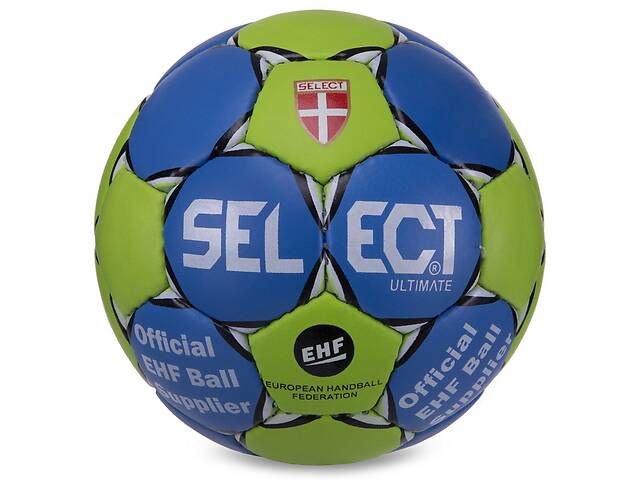 Мяч для гандбола SELECT HB-3655-2 №2 PVC Синий-зеленый