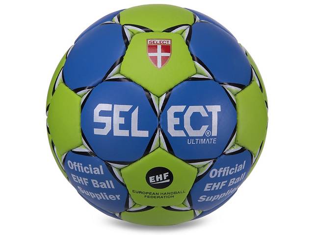 Мяч для гандбола SELECT HB-3655-3 №3 PVC Синий-зеленый