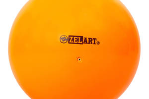 Мяч для художественной гимнастики RG200 Zelart 20см Оранжевый (60363163)