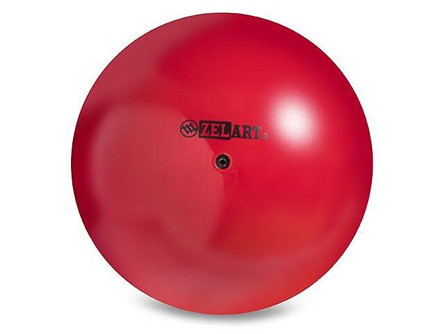 Мяч для художественной гимнастики Zelart RG150 15 см Красный (60363121)