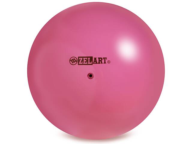 Мяч для художественной гимнастики Zelart RG150 15см Розовый