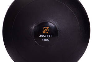 Мяч для кроссфита Zelart FI-2672-15 Черный