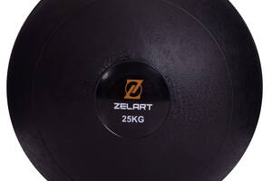 Мяч для кроссфита Zelart FI-2672-25 Черный
