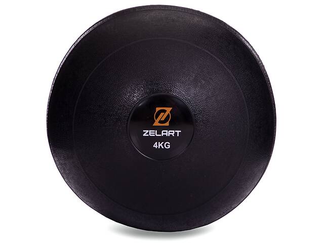 Мяч для кроссфита Zelart FI-2672-4 Черный