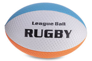 Мяч для регби FDSO Rugby Liga ball RG-0391 №9 Бело-синий (57508596)