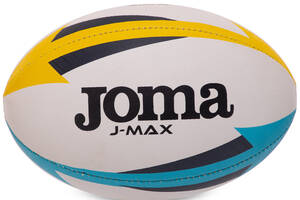 Мяч для регби Joma J-MAX 400680-209 №3 Белый-желтый-синий