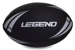 Мяч для регби LEGEND FB-3291 №5 PVC Белый-Салатовый