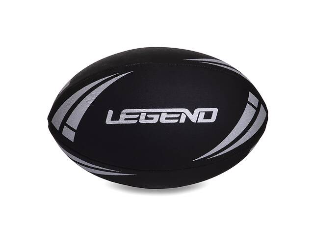 Мяч для регби LEGEND FB-3291 №5 PVC Белый-Салатовый