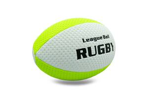 Мяч для регби RUGBY Liga ball SP-Sport RG-0391 №9 Белый-Салатовый