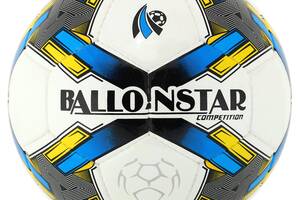 Мяч футбольный Ballonstar FB-4415 №5 PU Белый-синий