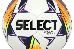 Мяч футбольный детский Select BRILLANT REPLICA V24 BRILLANT-REP-5WV №5 Белый-фиолетовый