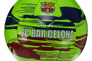 Мяч футбольный FC Barselona FB-3473 Ballonstar №5 Салатовый (57566045)