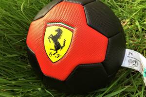 Мяч футбольный Ferrari р.2 Красно-Черный F661-2