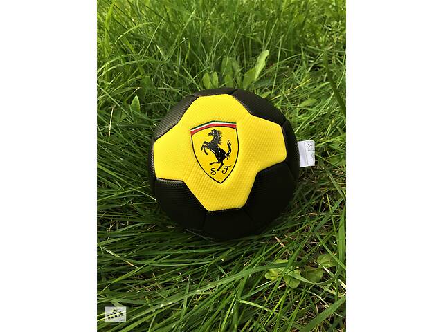 Мяч футбольный Ferrari р.2 Желто-черный F661-2