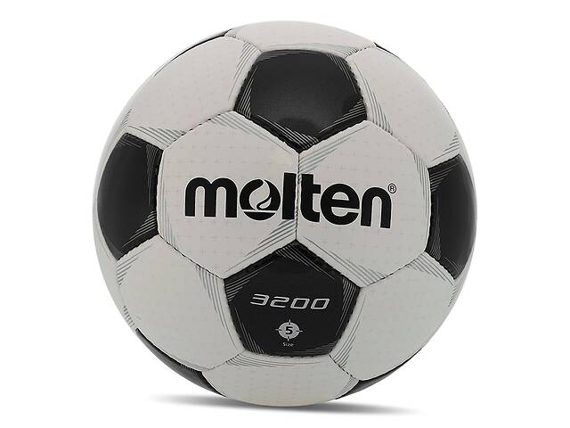 Мяч футбольный Molten F5P3200 №5 Бело-черный (57483073)