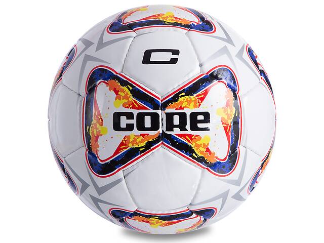 Мяч футбольный planeta-sport №5 PU CORE PREMIER CR-047 Белый-темно-синий