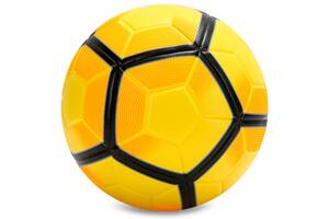 Мяч футбольный planeta-sport №5 PU Клееный FB-5927 PREMIER LEAGUE Желто-оранжевый