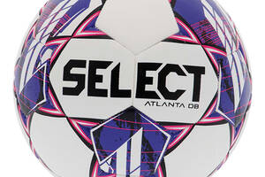 Мяч футбольный Select Atlanta DB FIFA Basic V23 ATLANTA-4WV №4 Бело-фиолетовый (57609013)