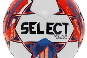 Мяч футбольный Select BRILLANT REPLICA V23 BRILLANT-REP-5WR №5 Белый-красный