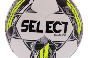 Мяч футбольный Select Club DB FIFA Basic V23 CLUB-5WGR №5 Бело-серый (57609007)