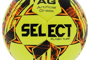 Мяч футбольный Select FLASH TURF FIFA BASIC V23 FLASH-TURF-YOR №4 Желтый-оранжевый