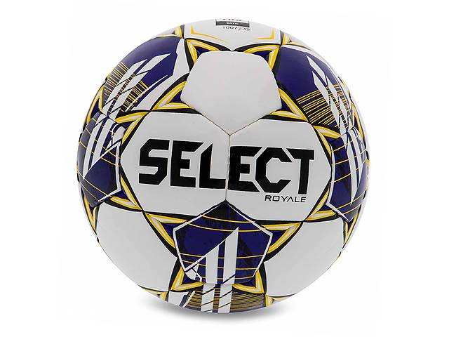 Мяч футбольный Select Royale FIFA Basic V23 ROYALE-4WV №4 Бело-фиолетовый (57609023)