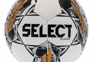 Мяч футбольный Select SUPER FIFA QUALITY PRO V23 SUPER-FIFA-WGR №5 Белый-серый