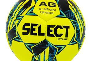 Мяч футбольный Select X-TURF V23 X-TURF-4YB №4 Желто-синий (57609031)