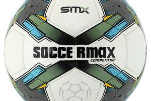 Мяч футбольный SOCCERMAX FB-4194 №5 PU Белый-зеленый