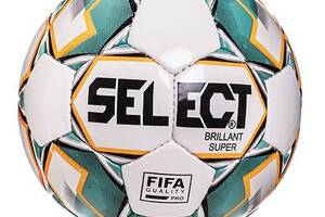 Мяч футбольный ST Brillant Super Fifa Replica FB-2966 FDSO №5 Бело-зеленый (57508136)