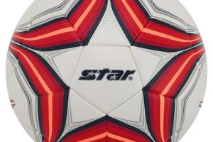 Мяч футбольный STAR ALL NEW POLARIS 1000 SB375TB №5 PU Белый-красный