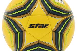 Мяч футбольный STAR ALL NEW POLARIS 3000 FIFA SB145FTB №5 PU Желтый-салатовый
