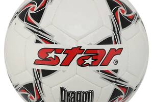Мяч футбольный STAR DRAGON SB515 №5 PU Белый-черный-красный