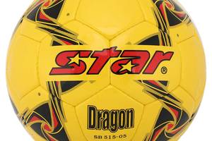 Мяч футбольный STAR DRAGON SB515 №5 PU Желтый-красный