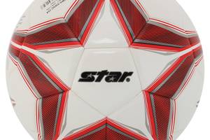 Мяч футбольный STAR GIANT SPECIAL SB5395C №5 PU Белый-красный