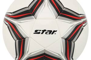 Мяч футбольный STAR INCIPIO PLUS SB6414C №4 PU Белый-красный