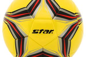 Мяч футбольный STAR INCIPIO PLUS SB6415C №5 PU Желтый-красный