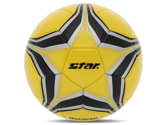 Мяч футбольный STAR INCIPIO SB6405C №5 PU Желтый-серый