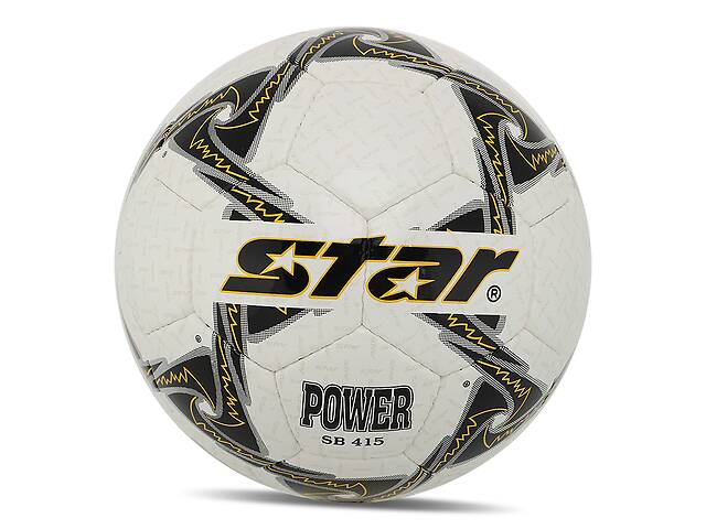 Мяч футбольный Star Power SB415 №5 Бело-черный (57623031)