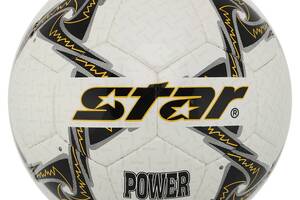 Мяч футбольный STAR POWER SB415 №5 PU Белый-черный