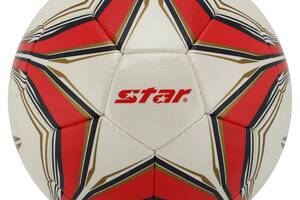Мяч футбольный STAR PROFESSIONAL GOLD SB345G №5 Composite Leather Белый-красный