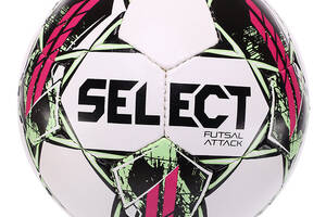 Мяч футзальный Select Futsal Attack V22 Z-ATTACK-WP №4 Бело-розовый (57508594)