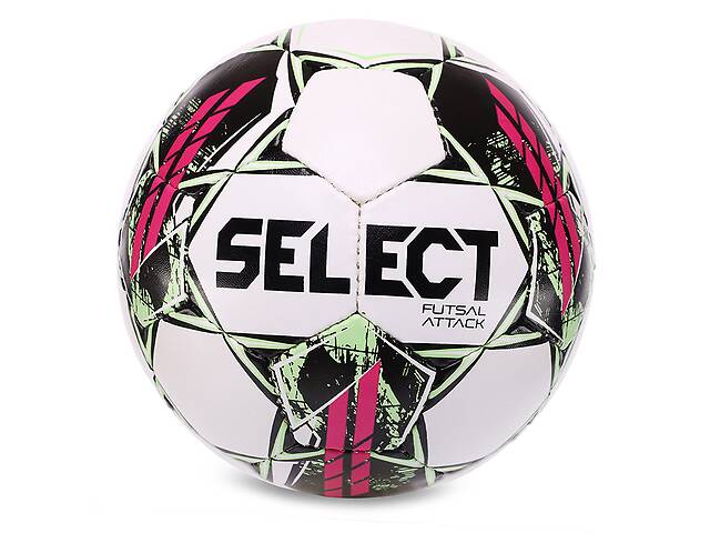 Мяч футзальный Select Futsal Attack V22 Z-ATTACK-WP №4 Бело-розовый (57508594)