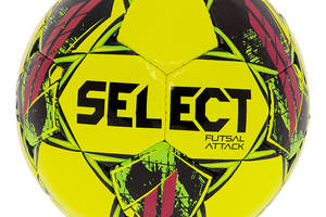 Мяч футзальный Select Futsal Attack V22 Z-ATTACK-YP №4 Желто-розовый (57609001)