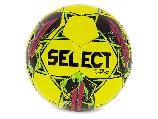 Мяч футзальный Select Futsal Attack V22 Z-ATTACK-YP №4 Желто-розовый (57609001)