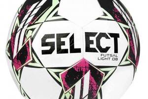 Мяч футзальный Select FUTSAL LIGHT DB v22 бело-зеленый 4 106146-389 4