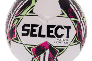 Мяч футзальный Select Futsal Light DB V22 Z-LIGHT-WG №4 Бело-зеленый (57609002)