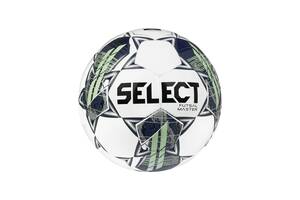 Мяч футзальный Select Futsal Master v22 белый/зеленый Уни 4 (104346-334-4)